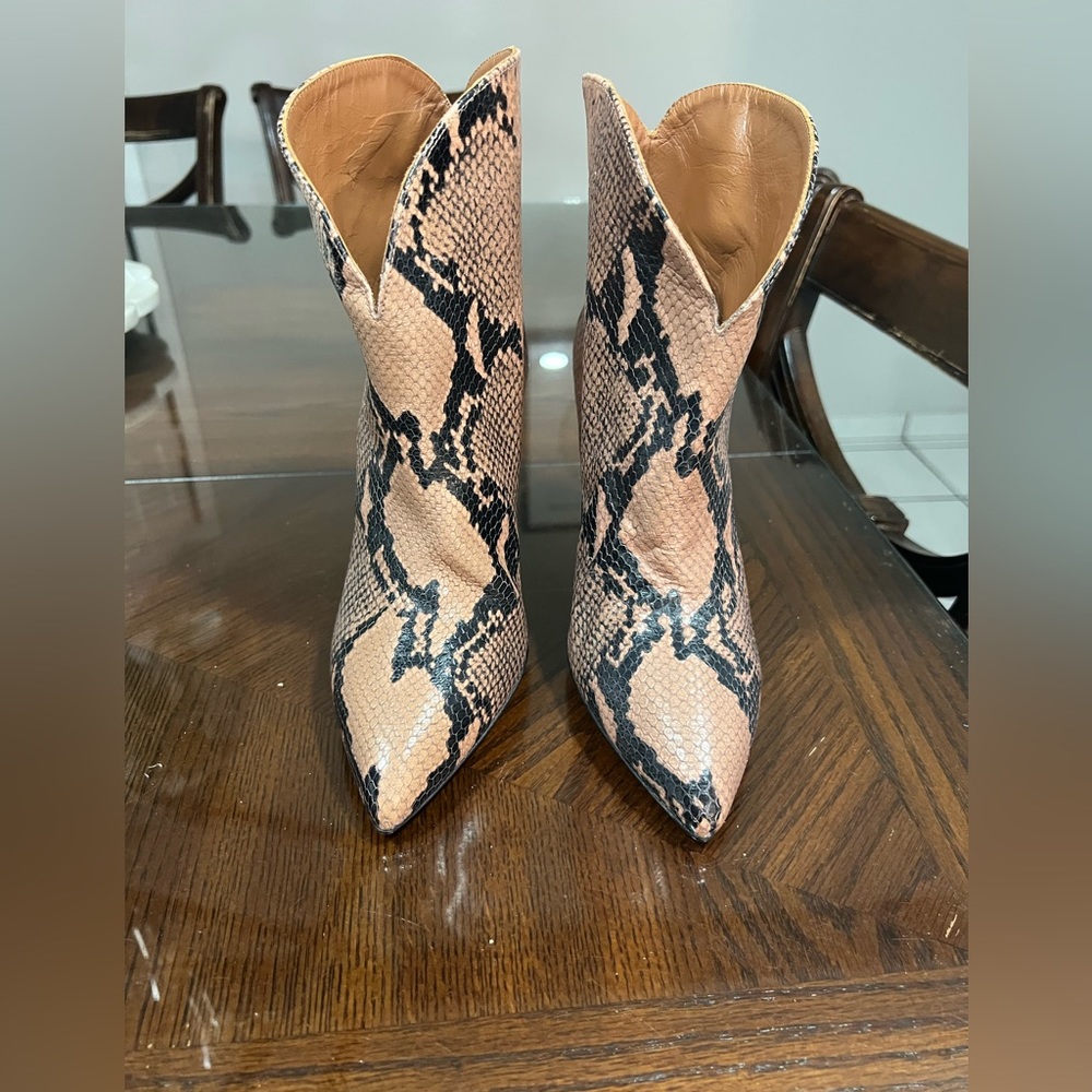 Pink Python Paris Texas Booties - image 2